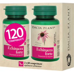 Pachet Echinacea Forte 60cpr+60cpr DACIA PLANT