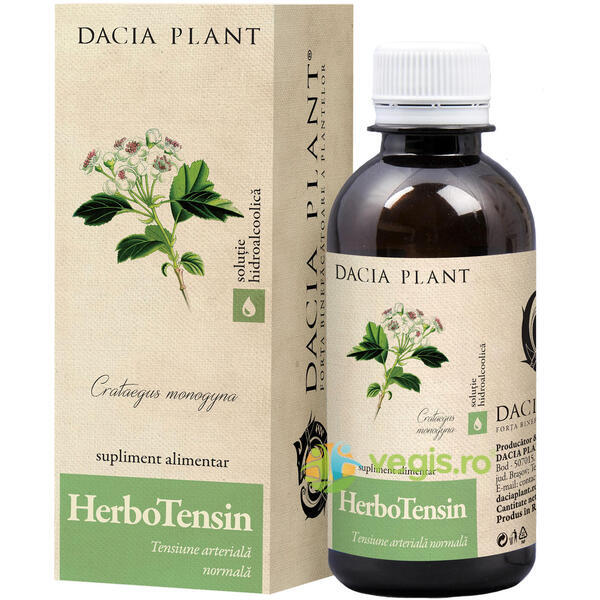 Herbotensin 200ml, DACIA PLANT, Tincturi compuse, 2, Vegis.ro