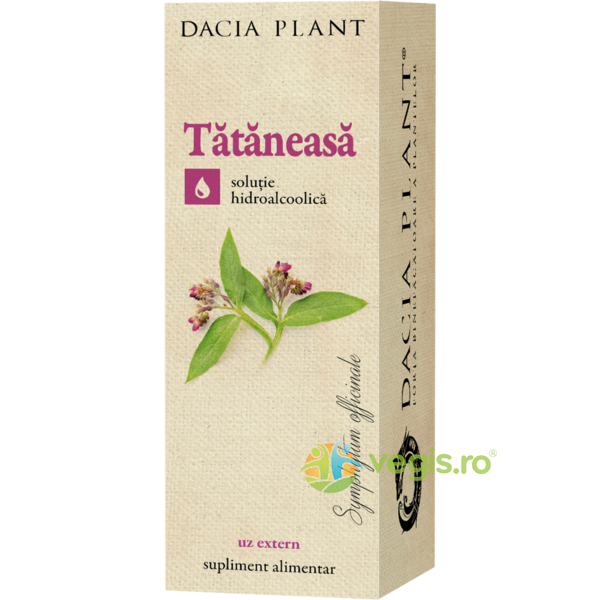Tinctura De Tataneasa 50ml, DACIA PLANT, Tincturi simple, 2, Vegis.ro