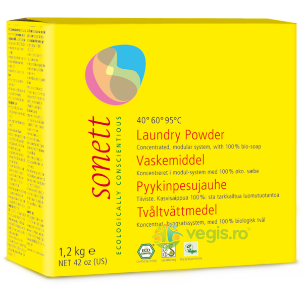 Detergent Praf Pentru Rufe Ecologic/Bio 1.2Kg, SONETT, Detergenti de Rufe, 1, Vegis.ro