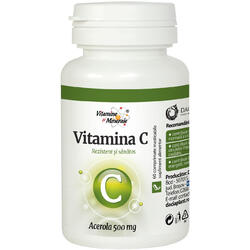 Vitamina C cu Acerola 60cpr masticabile DACIA PLANT
