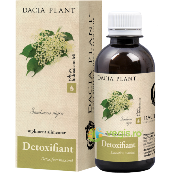 Detoxifiant Remediu 200ml, DACIA PLANT, Tincturi compuse, 2, Vegis.ro