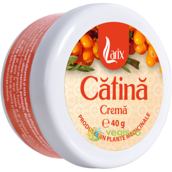 Crema cu Catina 40g, LARIX, Unguente, Geluri Naturale, 1, Vegis.ro