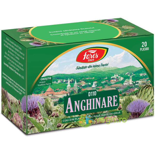 Ceai Anghinare (D110) 20dz, FARES, Ceaiuri doze, 1, Vegis.ro