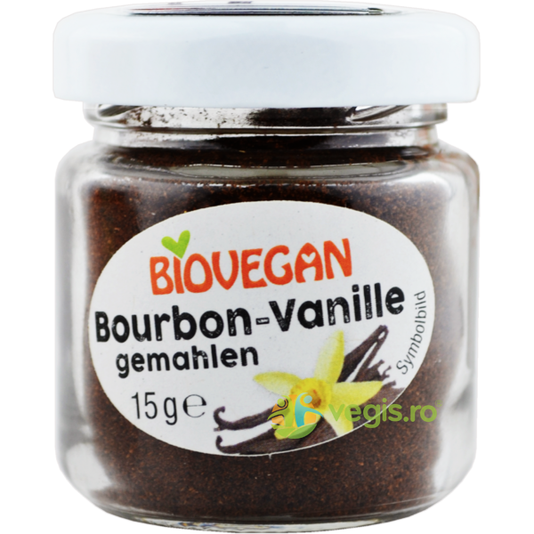 Vanilie Bourbon Pudra Ecologica/Bio 15g, BIOVEGAN, Condimente, Sare, 1, Vegis.ro