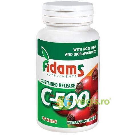 Vitamina C 500mg Macese 30tb, ADAMS VISION, Capsule, Comprimate, 1, Vegis.ro