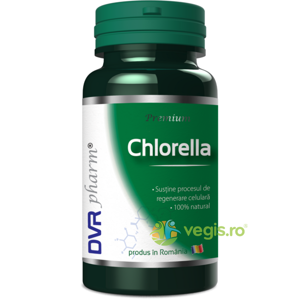 Chlorella 60cps, DVR PHARM, Capsule, Comprimate, 1, Vegis.ro