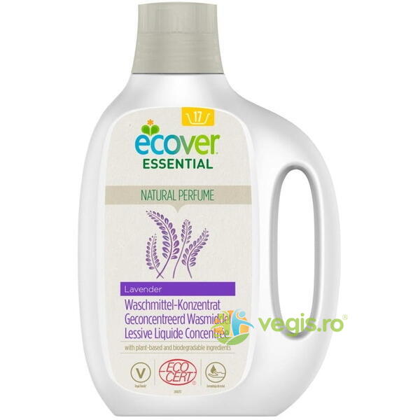 Detergent Lichid Concentrat cu Lavanda Ecologic/Bio 850ml, ECOVER, Detergenti de Rufe, 1, Vegis.ro