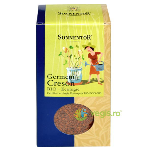 Seminte Creson(Pt. Germinat) Bio 120gr, SONNENTOR, Seminte de cultivat/germinat, 1, Vegis.ro