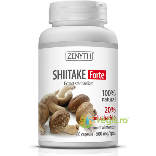 Shiitake Forte 60cps, ZENYTH PHARMA, Capsule, Comprimate, 2, Vegis.ro