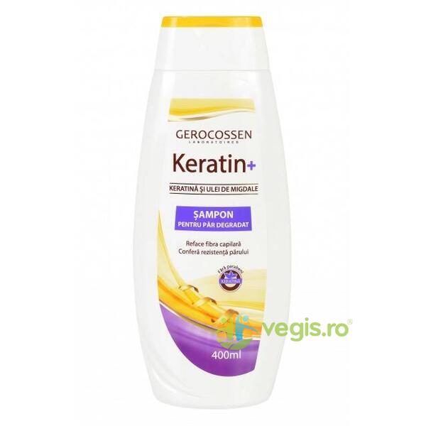 Keratin+ Sampon pentru Par Degradat 400ml, GEROCOSSEN, Cosmetice Par, 1, Vegis.ro