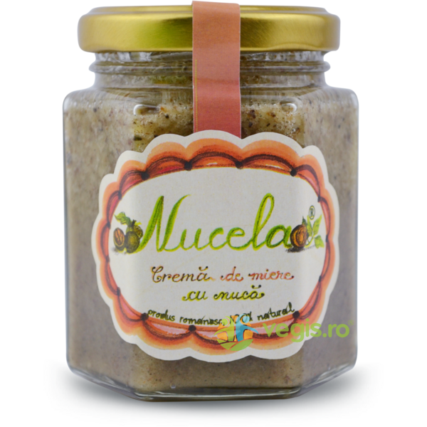 Nucela - Crema De Miere Cu Nuca 210g, PRISACA TRANSILVANIA, Produse Apicole Naturale, 1, Vegis.ro