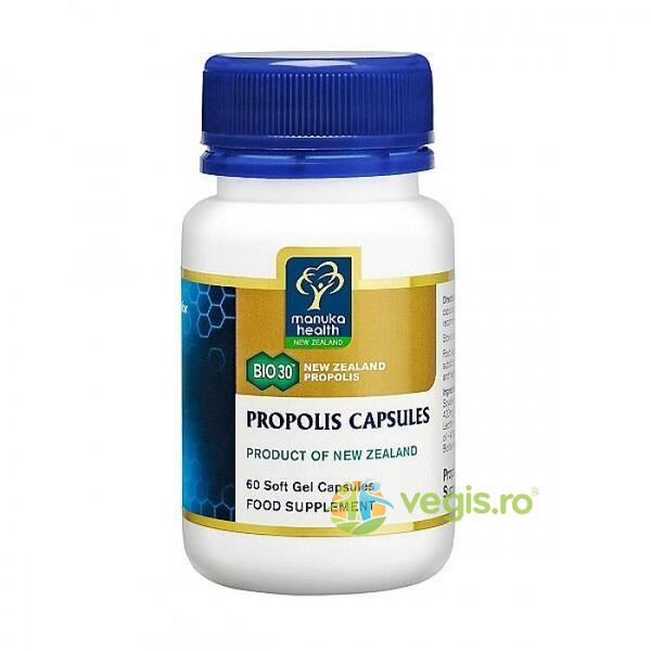 Propolis BIO™ 30  60cps moi, MANUKA HEALTH, Produse Apicole Naturale, 1, Vegis.ro