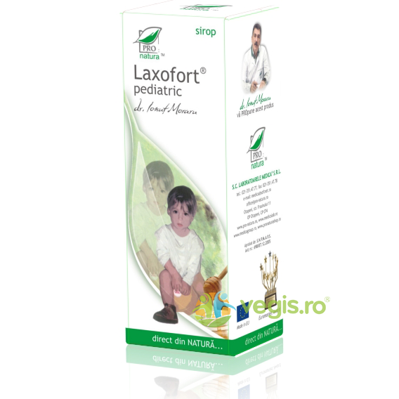 Sirop Laxofort Pediatric 100ml, MEDICA, Siropuri, Sucuri naturale, 1, Vegis.ro