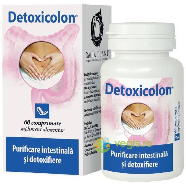 Detoxicolon 60Cpr, DACIA PLANT, Detoxifiere, 1, Vegis.ro