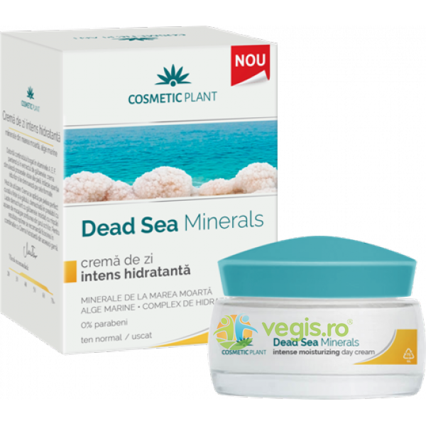 Dead Sea Minerals Crema de Zi Intens Hidratanta 50ml, COSMETIC PLANT, Cosmetice ten, 2, Vegis.ro
