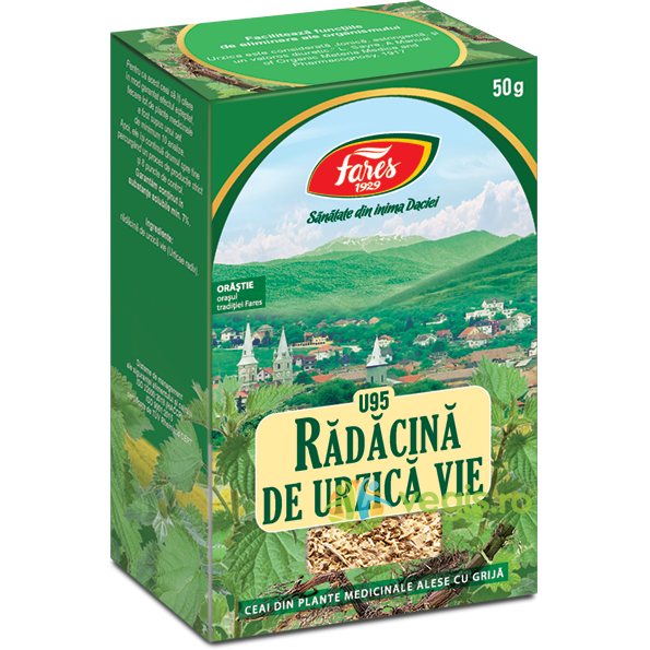 Ceai din Radacina de Urzica Vie (U95) 50g, FARES, Ceaiuri vrac, 1, Vegis.ro