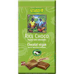 Ciocolata Vegana cu Lapte de Orez Ecologica/Bio 100g RAPUNZEL