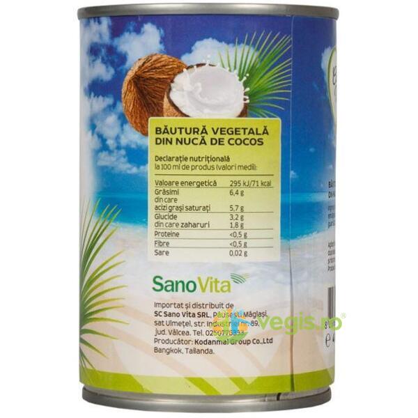 Bautura Vegetala din Nuca de Cocos 400ml, SANOVITA, Conserve Naturale, 2, Vegis.ro
