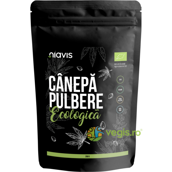 Canepa Pulbere Ecologica/Bio 250g, NIAVIS, Alimente BIO/ECO, 1, Vegis.ro