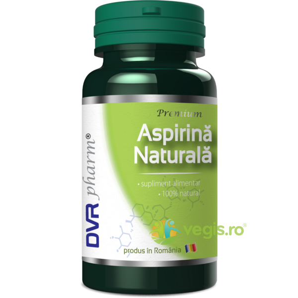 Aspirina Naturala 60cps, DVR PHARM, Capsule, Comprimate, 1, Vegis.ro