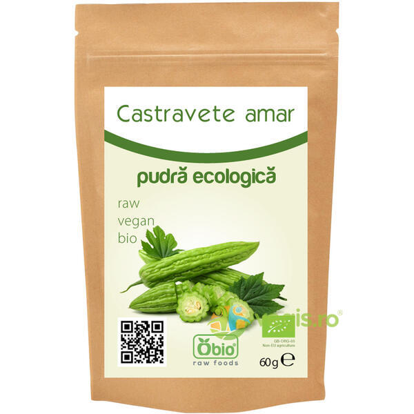 Castravete Amar Pulbere Ecologica/Bio 60g, OBIO, Pulberi & Pudre, 1, Vegis.ro