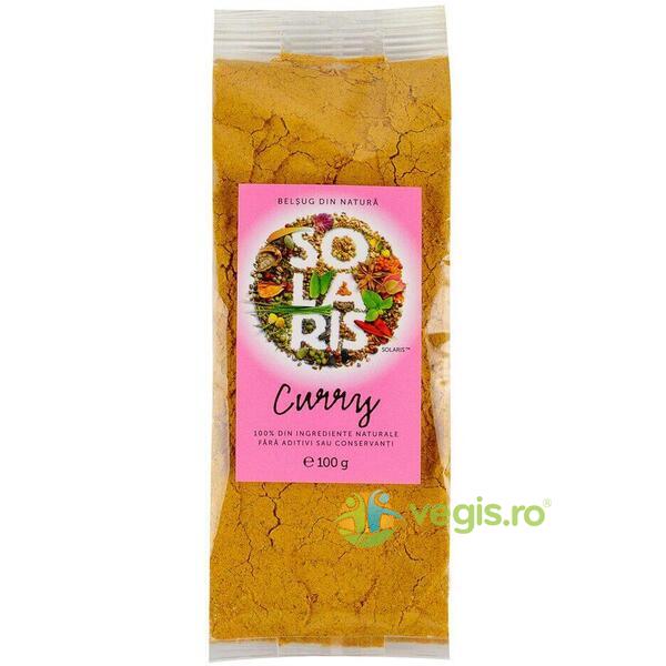 Condiment-Curry 100gr, SOLARIS, Condimente, Sare, 1, Vegis.ro