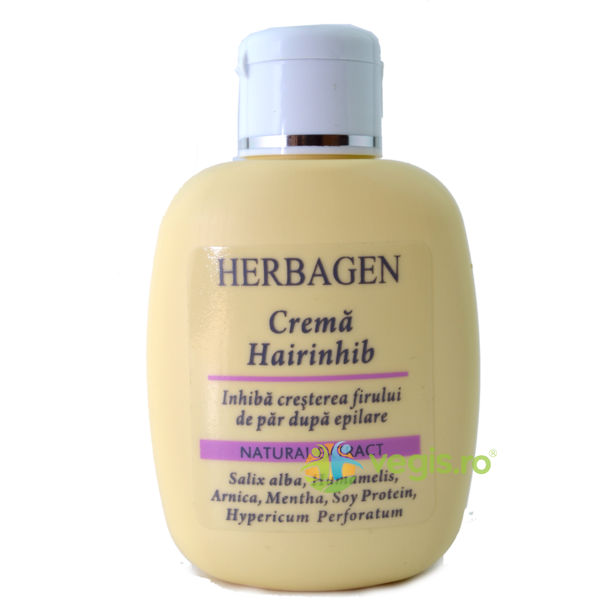Crema Hairinhib Inhiba Cresterea Firului de Par 100ml, HERBAGEN, Picioare, 1, Vegis.ro