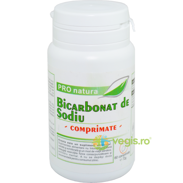 Bicarbonat de Sodiu 60cpr, MEDICA, Capsule, Comprimate, 1, Vegis.ro