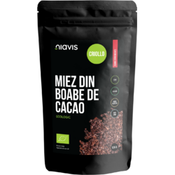 Miez Din Boabe De Cacao Criollo Ecologice/Bio 125g NIAVIS