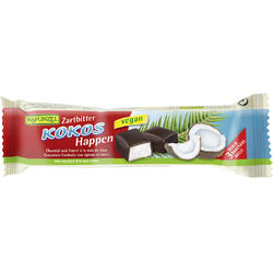 Baton Vegan De Cocos Cu Glazura Amaruie Ecologic/Bio 50g RAPUNZEL