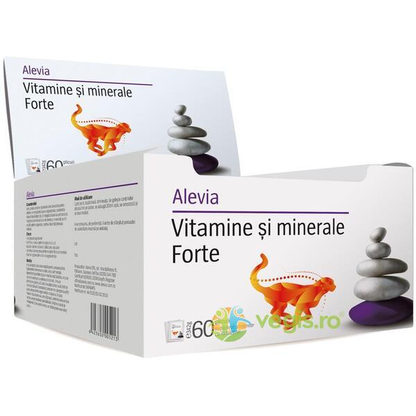 Vitamine Si Minerale Forte 60dz, ALEVIA, Vitamine, Minerale & Multivitamine, 3, Vegis.ro