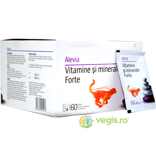 Vitamine Si Minerale Forte Plic 5.7g, ALEVIA, Vitamine, Minerale & Multivitamine, 3, Vegis.ro