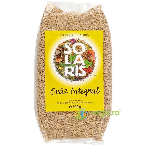Ovaz Integral 500g, SOLARIS, Cereale boabe, 1, Vegis.ro