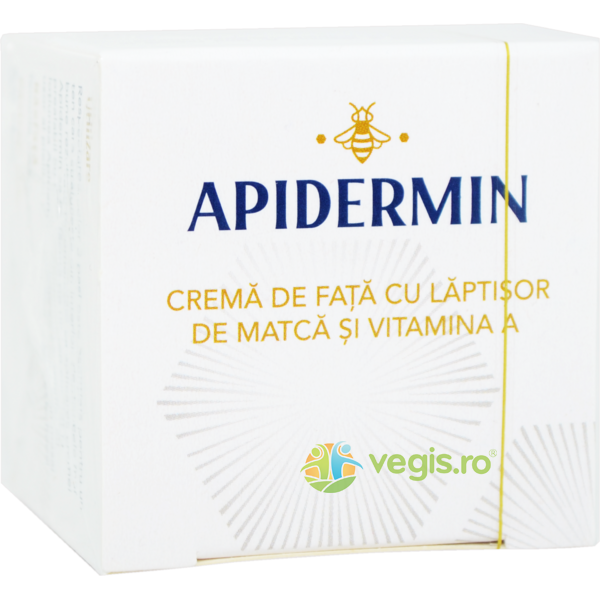 Crema de Fata cu Laptisor de Matca si Vitamina A  Apidermin 30ml, COMPLEX APICOL, Cosmetice ten, 1, Vegis.ro