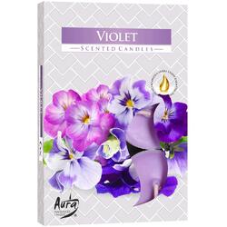 Set Lumanari Tip Pastila Aroma Violete 6 buc. BISPOL