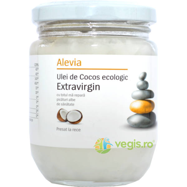 Ulei de Cocos Extravirgin Ecologic/Bio 200ml, ALEVIA, Produse din Nuca de Cocos, 1, Vegis.ro