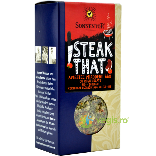 Amestec de Condimente pentru Gratar - Steak That Ecologic/Bio 50g, SONNENTOR, Condimente, 1, Vegis.ro