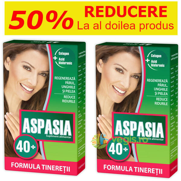 Aspasia 40+ 42cps 1+1-50% Gratis, ZDROVIT, Capsule, Comprimate, 1, Vegis.ro
