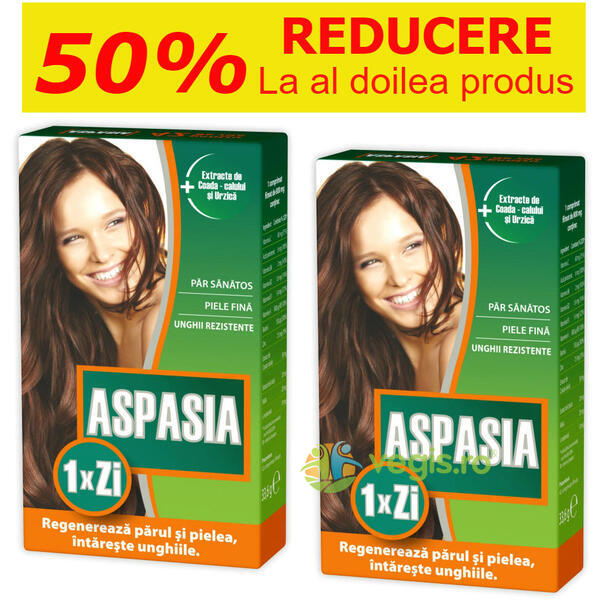 Aspasia 42cps Pachet 1+1-50%, ZDROVIT, Capsule, Comprimate, 1, Vegis.ro
