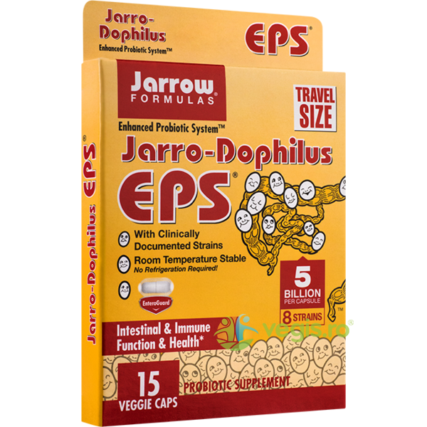 Jarro Dophilus +EPS 15cps Secom,, JARROW FORMULAS, Capsule, Comprimate, 1, Vegis.ro