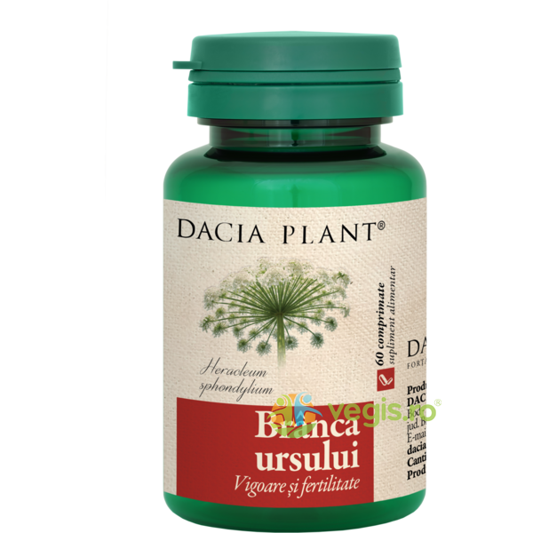 Branca Ursului 60Cpr Pachet Exclusiv 1+1 (50% reducere la al doilea produs), DACIA PLANT, Branca Ursului, 3, Vegis.ro