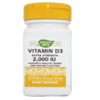 Vitamina D3 2000ui (Adulti) 30cps+30cps (50% reducere la al doilea produs) Secom, NATURE'S  WAY