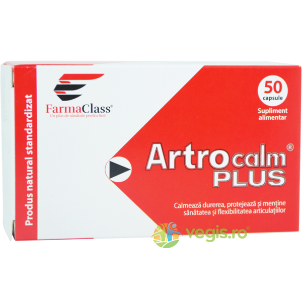 Artrocalm Plus 50cps+Artrocalm Gel 100ml, FARMACLASS, Capsule, Comprimate, 3, Vegis.ro