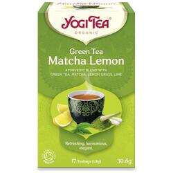 Ceai Verde cu Matcha si Lamaie Ecologic/Bio 17dz 30.6g YOGI TEA