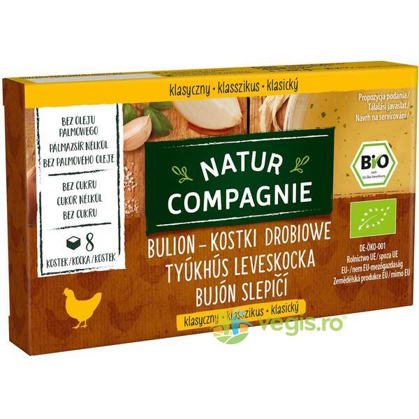 Cub de Supa cu Pui fara Zahar Ecologic/Bio 8buc - 88g, NATUR COMPAGNIE, Condimente, 1, Vegis.ro