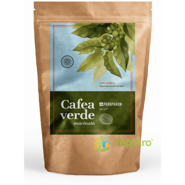 Cafea Verde Macinata 250g, QUANTUM PHARM, Suplimente de slabit, 1, Vegis.ro