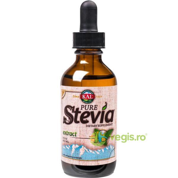 Sure Stevia 59.10ml Secom,, KAL, Indulcitori naturali, 1, Vegis.ro