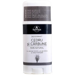 Deodorant Natural cu Cedru si Carbune 60g TRIO VERDE