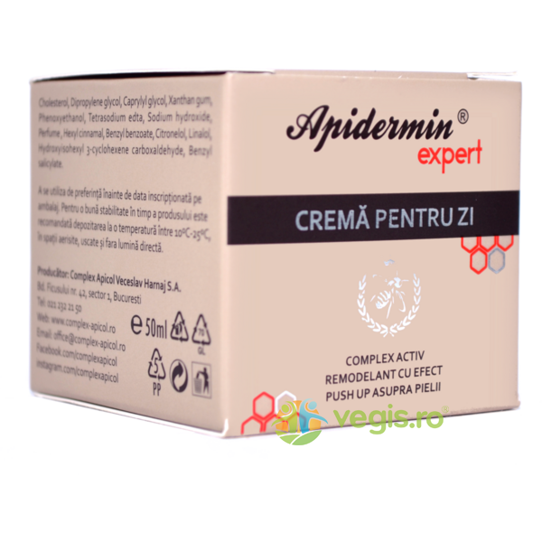 Crema de Zi Apidermin Expert 50ml, COMPLEX APICOL, Cosmetice ten, 3, Vegis.ro